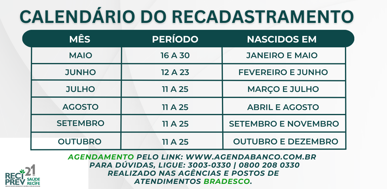 RECADASTRAMENTO